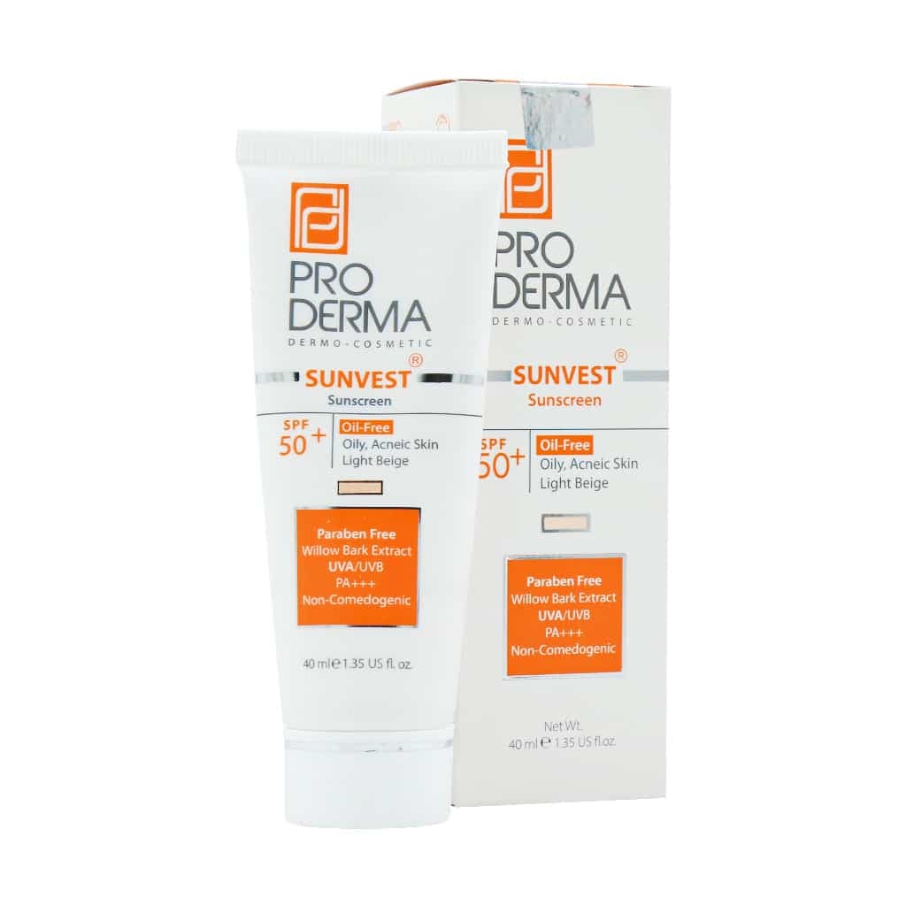 کرم ضد آفتاب سان وست پوست چرب SPF50 پرودرما — تصویر ۳