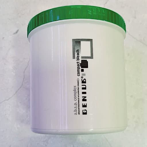 پودر دكلره جنيوس مدل a.b.s.p حجم500 گرم (سفید)GENIUS compact bleach a.b.s.p complex