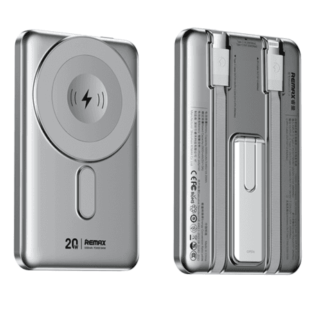 پاوربانک ریمکس 15 وات 5000 میلی آمپر مدل REMAX 15W 5000mAh Magnetic Power Bank CX-1