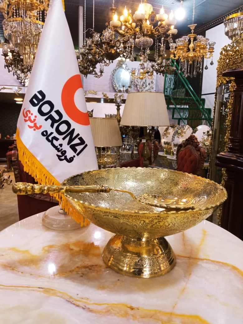 میوه خوری تمام برنز طرح هندی 24 س