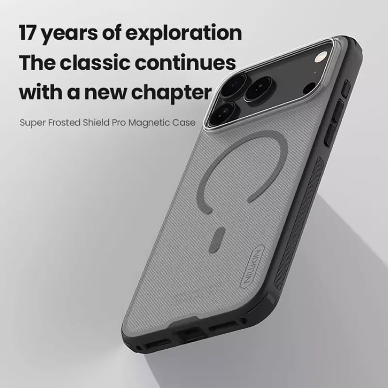 قاب مگسیف آیفون 17 پرو نیلکین Nillkin Super Frosted Shield Pro — تصویر ۲