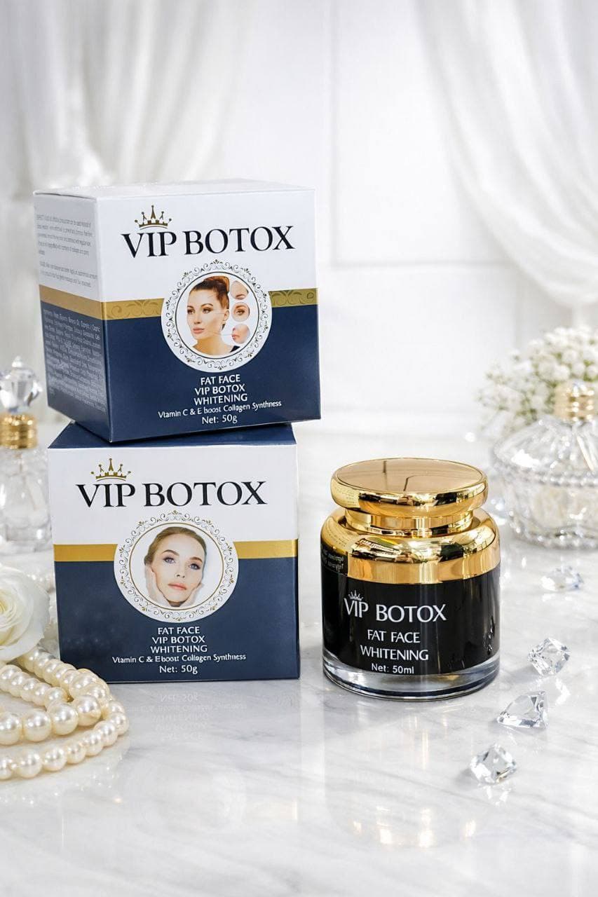 کرم بوتاکس طبیعی برای پُر شدن و چاقی صورت VIP BOTOX وزن 50 گرم — تصویر ۵
