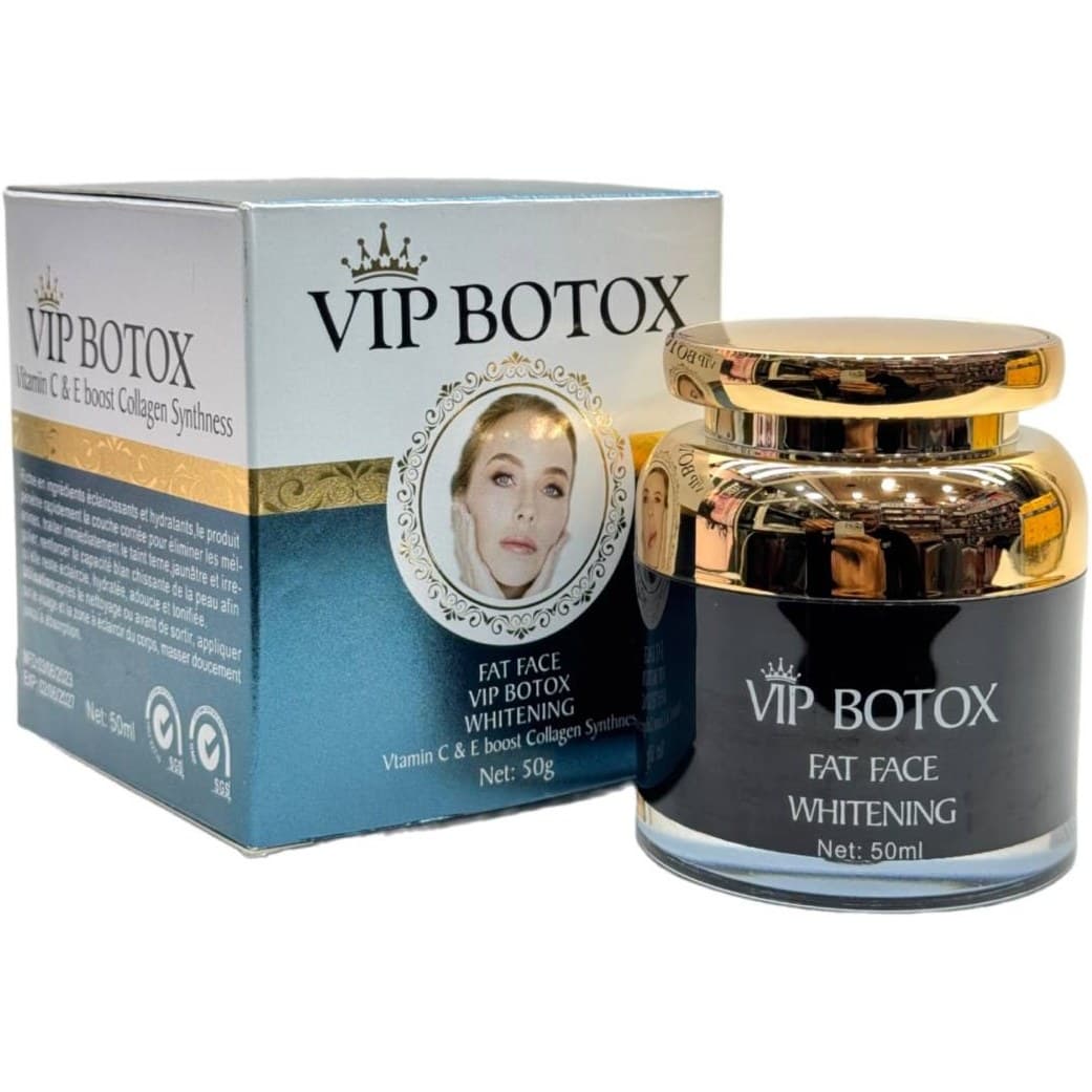کرم بوتاکس طبیعی برای پُر شدن و چاقی صورت VIP BOTOX وزن 50 گرم