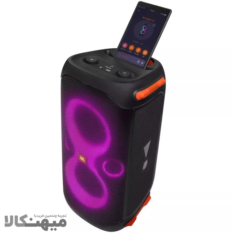 اسپیکر بلوتوثی جی بی ال (JBL) قابل حمل 160 وات 2 کاناله مدل PartyBox 110 — تصویر ۴