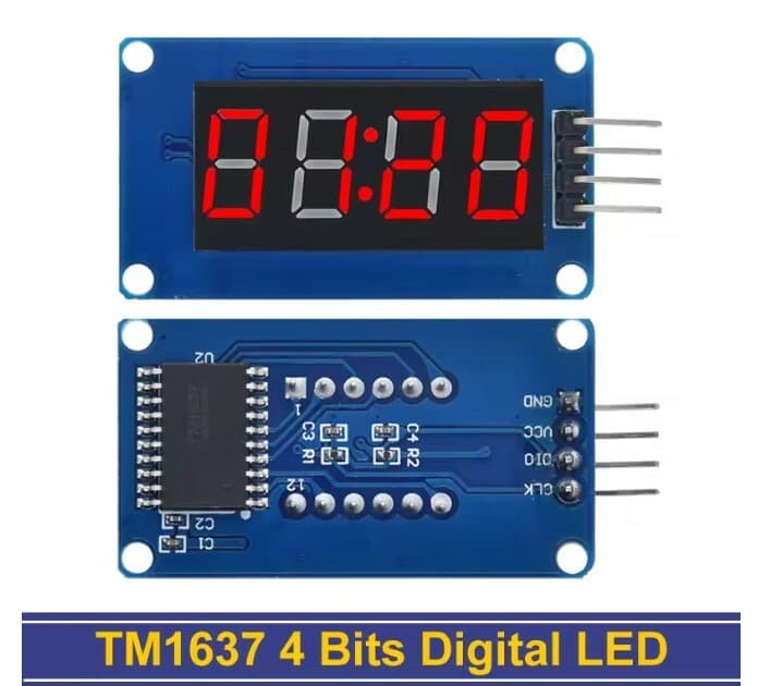 ماژول سون سگمنت 4 رقمی TM1637 — تصویر ۶