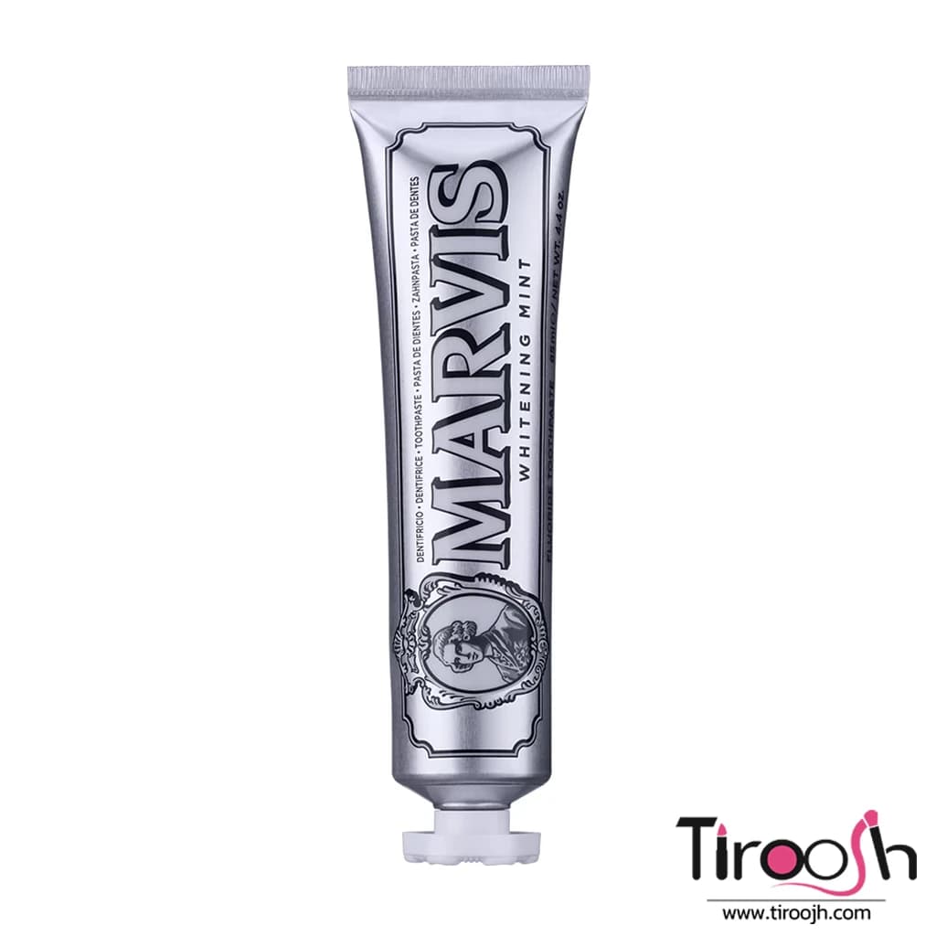 خمیر دندان مارویس سفید کننده (نقره ای) MARVIS