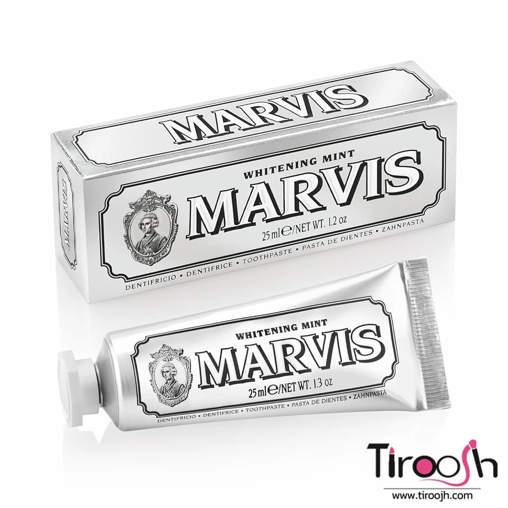 خمیر دندان مارویس سفید کننده (نقره ای) MARVIS — تصویر ۳
