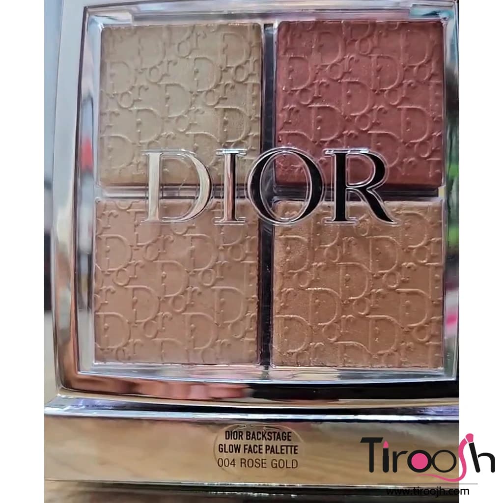 پالت رژگونه و هایلایتر دیور بک استیج GLOW FACE — تصویر ۲