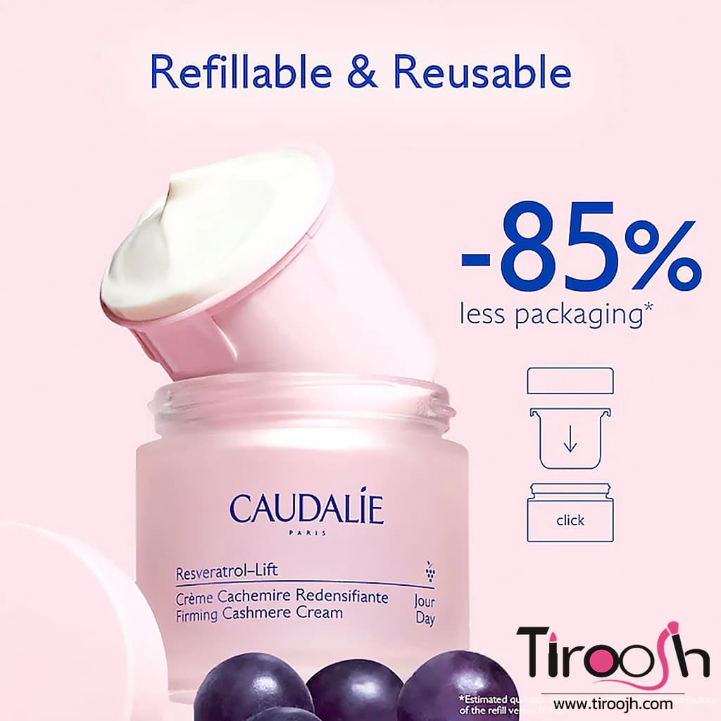 کرم روز لیفتینگ کدلی Resveratrol firming — تصویر ۴