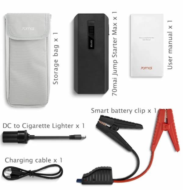 پاوربانک و جامپ استارتر خودرو شیائومی 70Mai Jump Starter Max Midrive PS06 — تصویر ۴