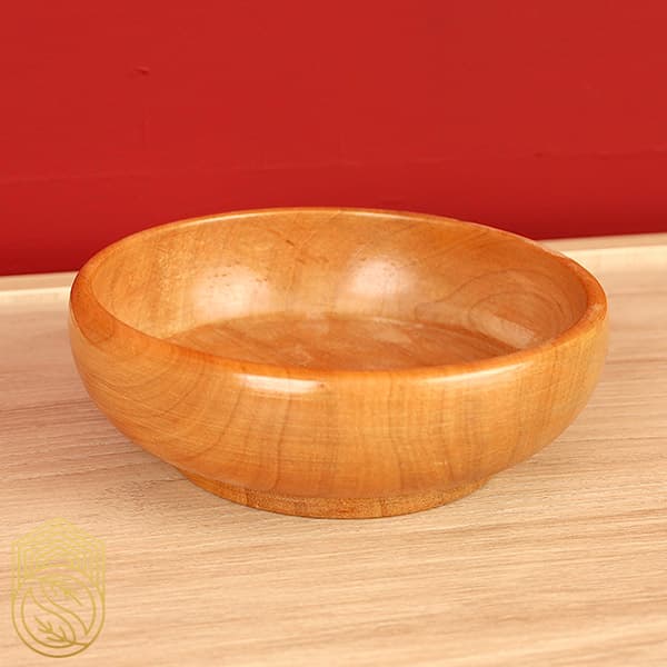 کاسه (پیاله) چوبی سرو و پذیرایی چوب راش کد sh3۱