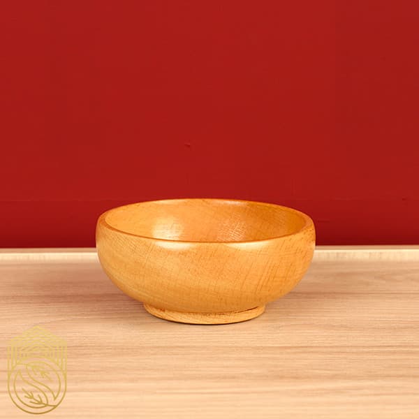 کاسه (پیاله) چوبی سرو و پذیرایی چوب راش کد sh3۱ — تصویر ۲