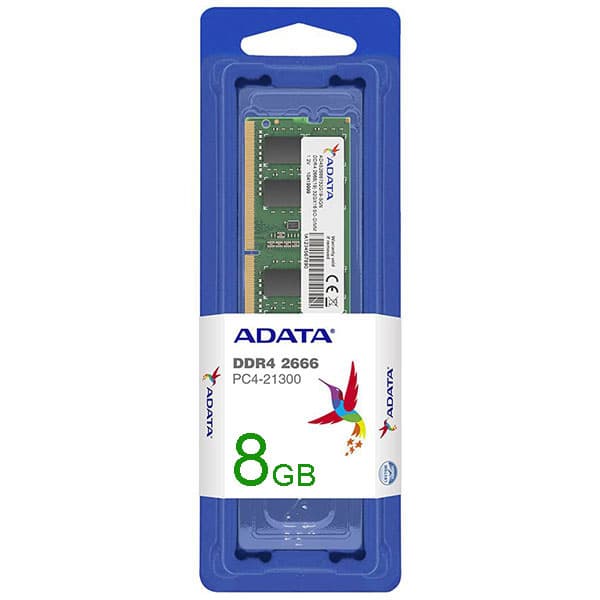 رم کامپیوتر 8 گیگابایت ای دیتا DDR4 2666 — تصویر ۲