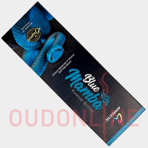 عود خوشبو کننده شاخه ای آمریا Amreeya مدل بلو مامبا ، مار آبی blue mamba