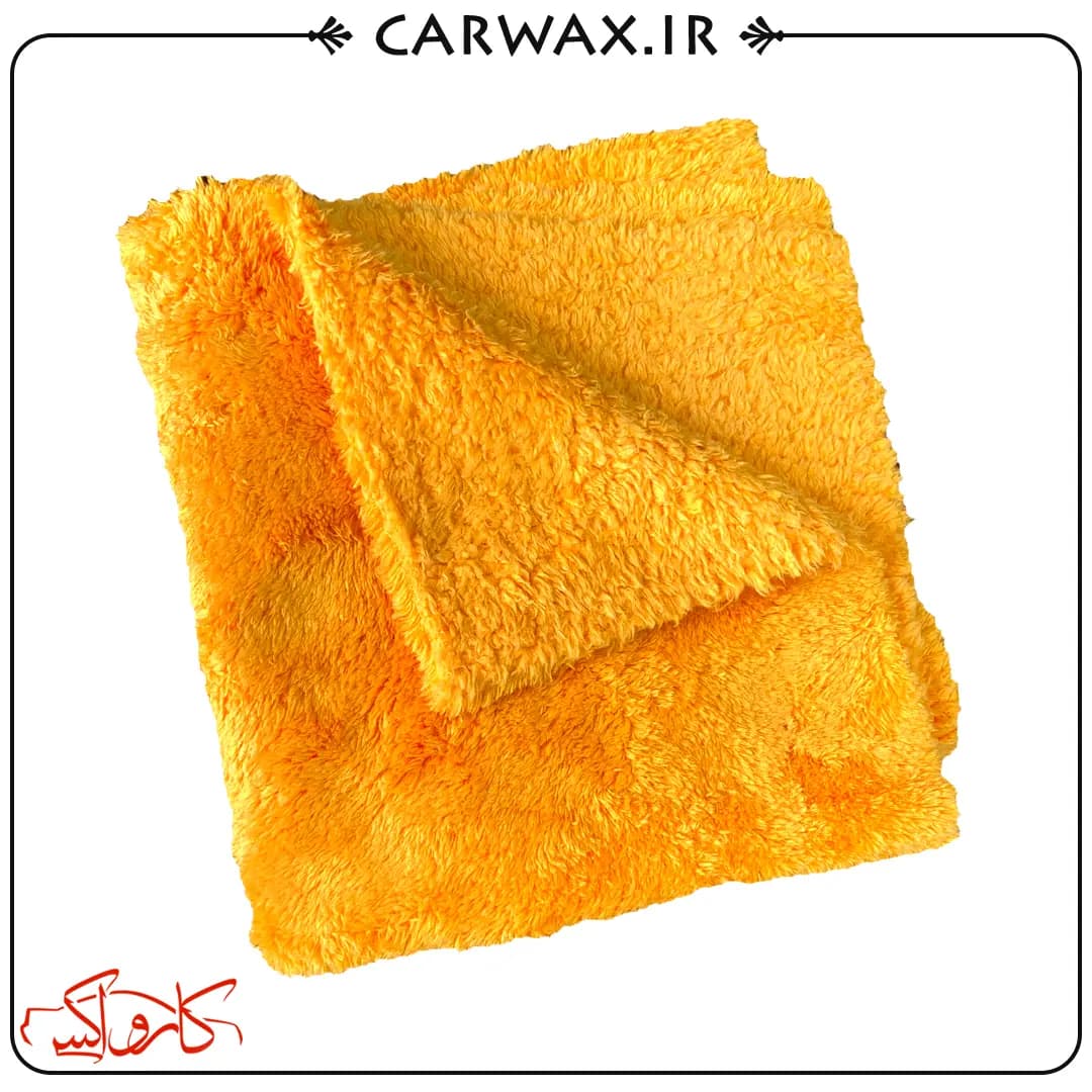 دستمال میکروفایبر 40*40 دیتیلینگ خودرو ویداس WithUs Deluxe Buffing Towel 500gsm