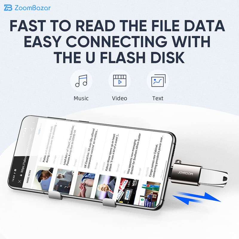 مبدل USB-C به USB جوی روم مدل S-H151 — تصویر ۷