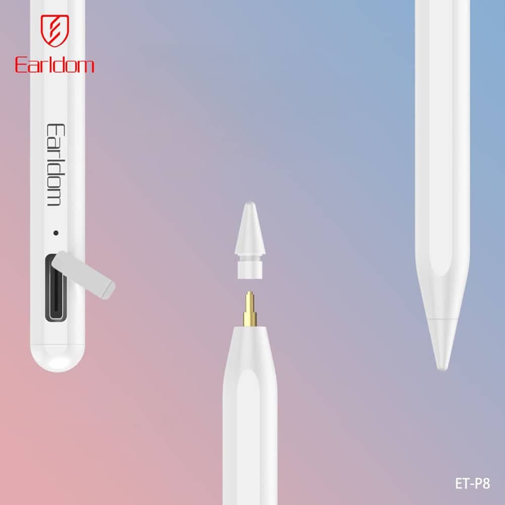 قلم تاچ استایلوس اکتیو EARLDOM ET-P8 مخصوص اپل — تصویر ۳