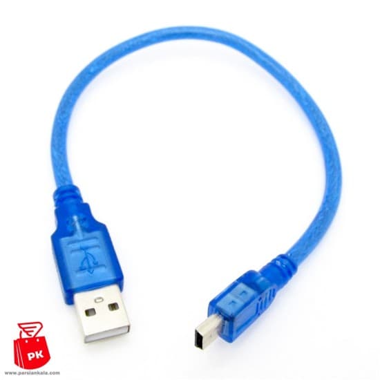 کابل USB Mini نری طول 30 سانتیمتر رویال