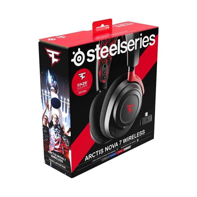 هدست بی سیم Steelseries Arctis Nova 7 FaZe Clan Edition — تصویر ۵