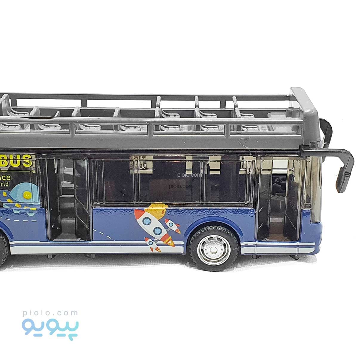 ماکت ماشین فلزی اتوبوس space/city bus تک و عمده — تصویر ۴