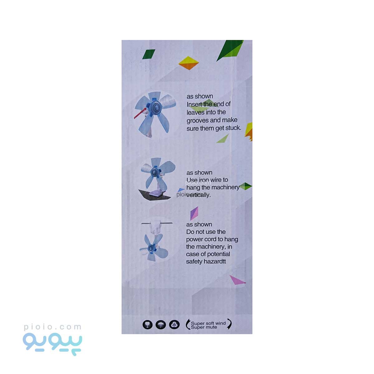 پنکه دستی CLIP FAN آیتم J490 عمده و کارتنی — تصویر ۲