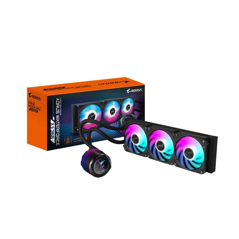 خنک کننده مایع پردازنده گیگابایت AORUS WATERFORCE X II 360 — تصویر ۴
