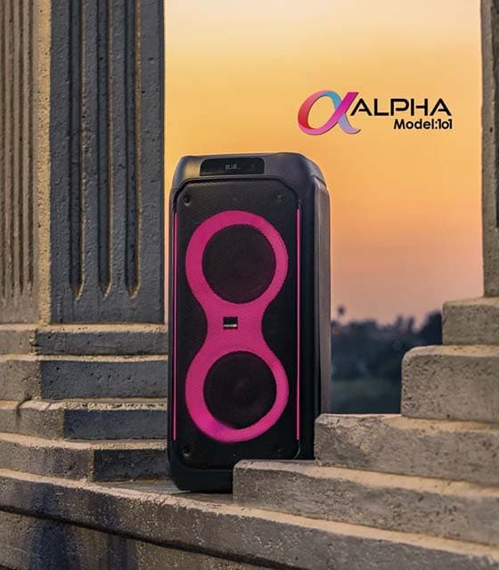 اسپیکر بلوتوثی میکرولب مدل ALPHA-102