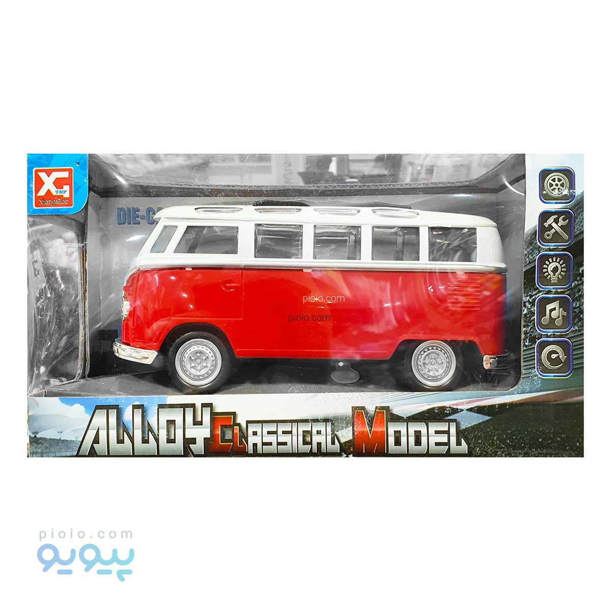 ماشین فلزی فولکس واگن برند یاران آیتم XG879-23A تک و عمده — تصویر ۲