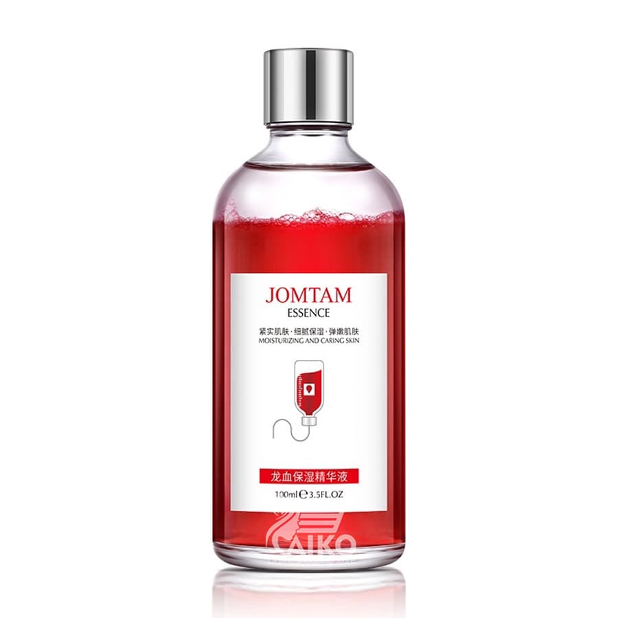 سرم اسانس آبرسان و ضد لک پوست دو فاز خون اژدها جومتام JOMTAM