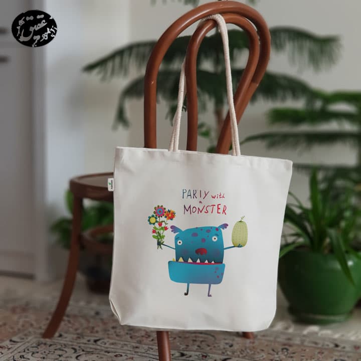 کیف پارچه ای (ساک پارچه ای) هیولا کد 6 (عقیق)
