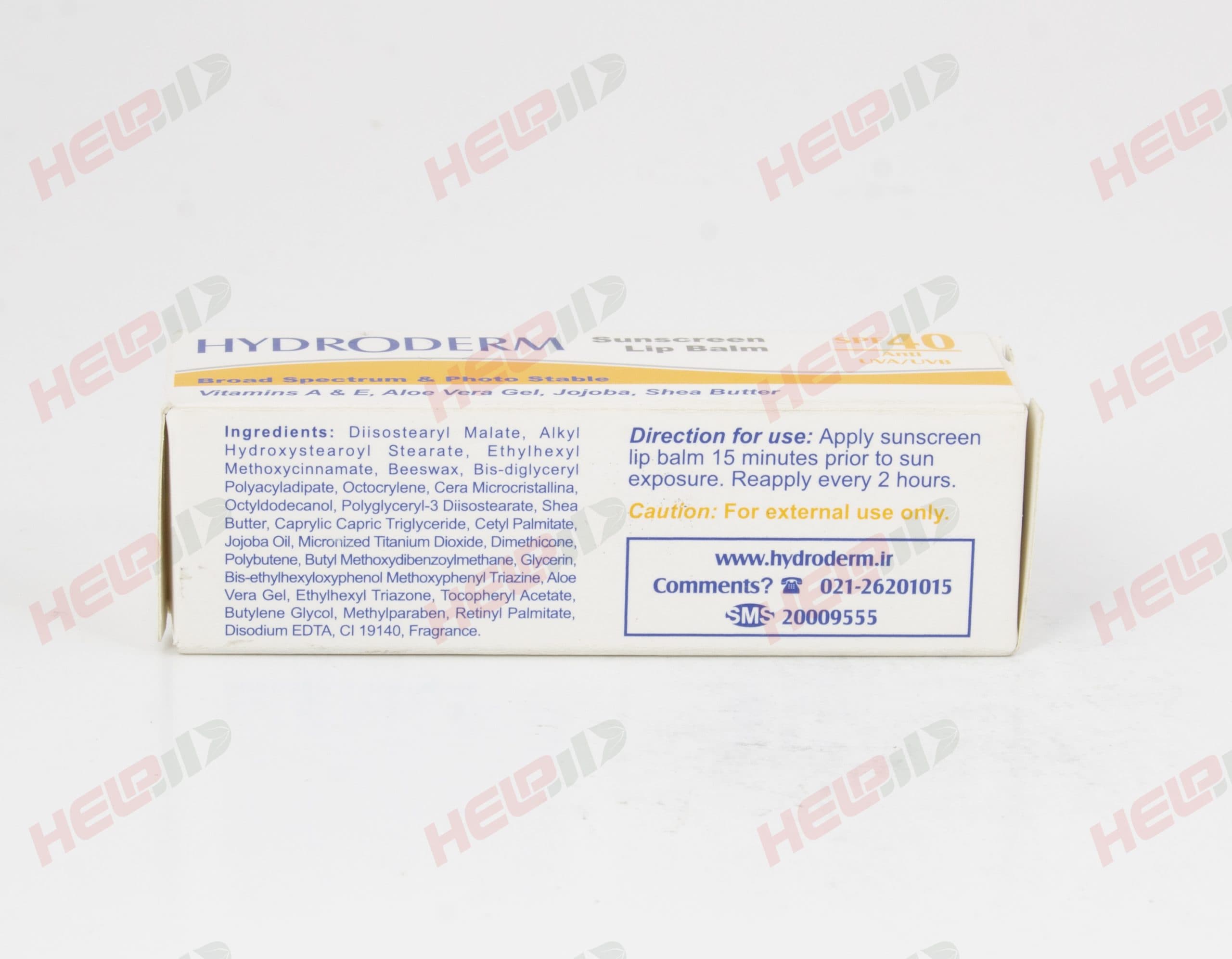کرم ضد آفتاب لب SPF40 هیدرودرم — تصویر ۲