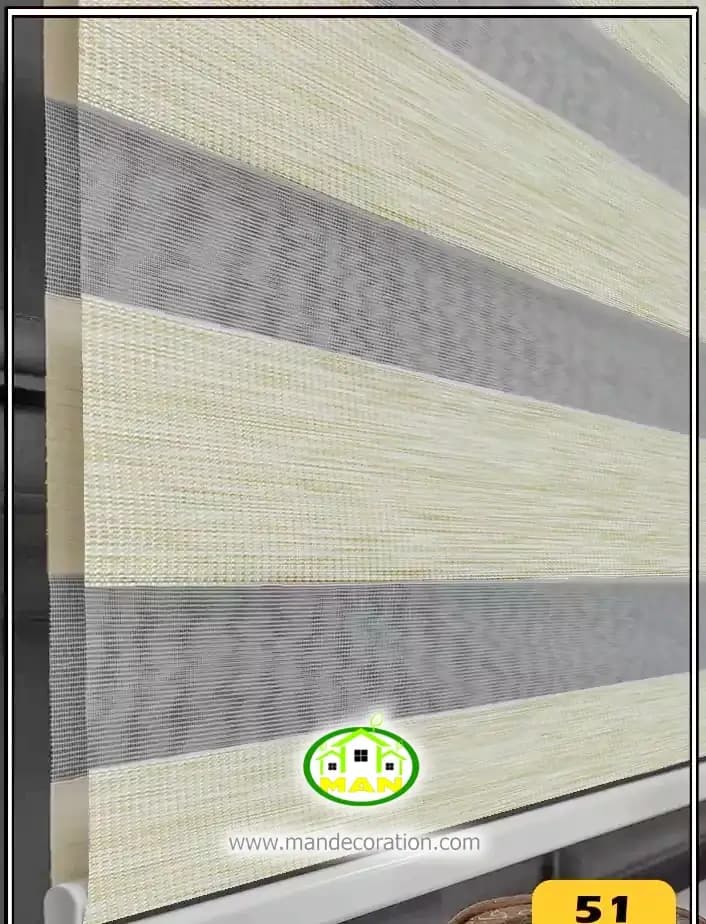 پرده زبرا شب روز ترک کرم کد:BAMBOO – 51 — تصویر ۳