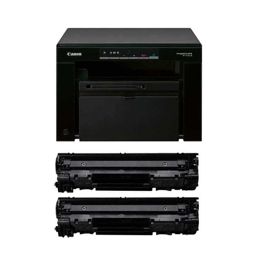پرینتر چندکاره لیزری کانن مدل imageclass MF3010 به همراه دو عدد کارتریج