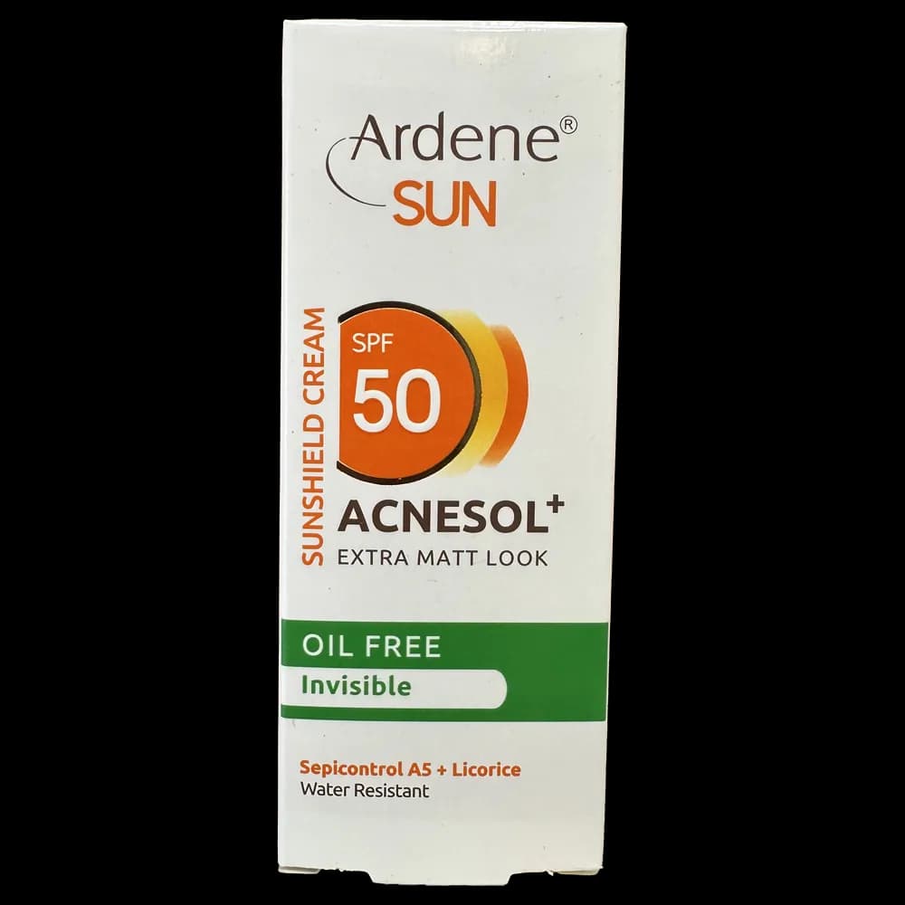 کرم ضدآفتاب آردن SPF50 مدل ACNESOL مناسب پوست چرب حجم 50 میلیلیتر — تصویر ۳
