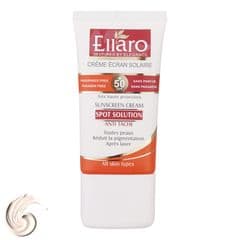 کرم ضد آفتاب و ضد لک بدون رنگ الارو SPF50 مدل Spot Solution محافظ UVA ،UVB، مناسب انواع پوست تحت لیسانس حجم 40 میلیلیتر — تصویر ۸