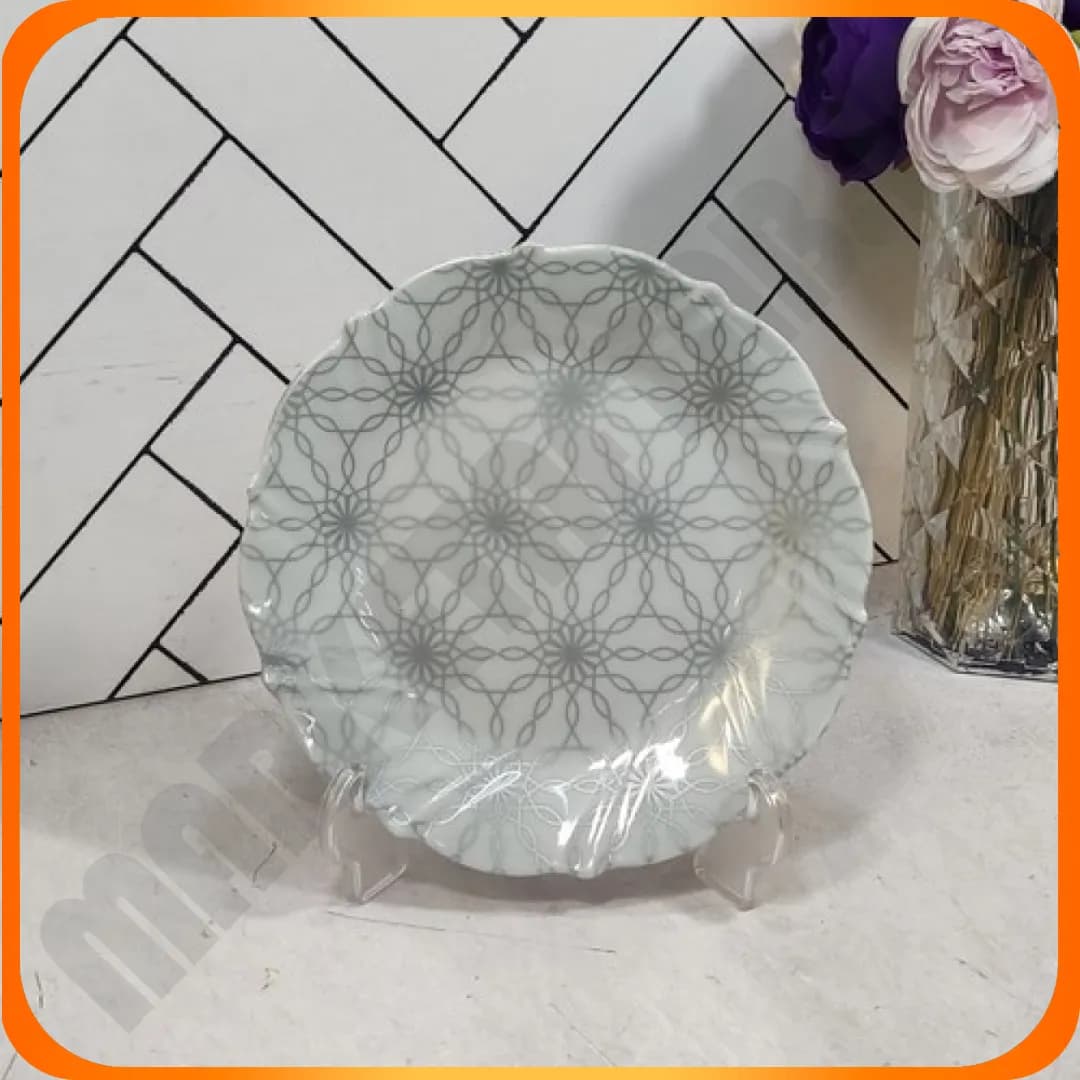 سرویس 33 پارچه برجسته سلنا مارال نقره ای اپال جام — تصویر ۲