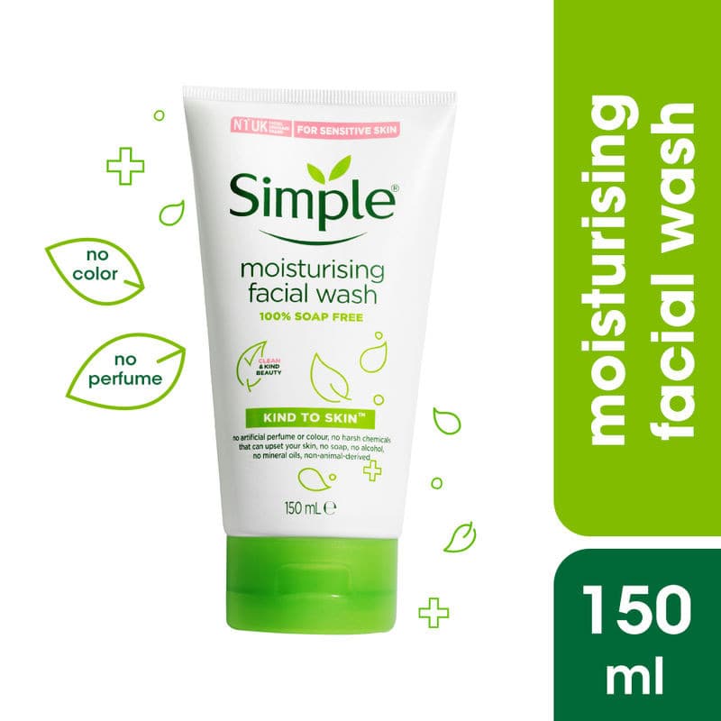 ژل شستشو صورت سیمپل مدل moisturising — تصویر ۳