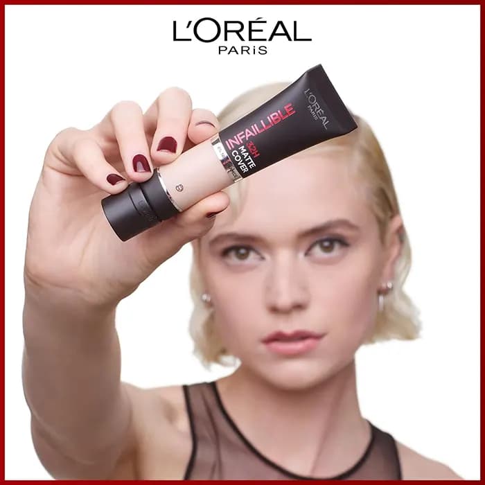 کرم پودر تیوپی مت کاور لورال ۳۲ ساعته شماره ۲۵ L’Oréal — تصویر ۴