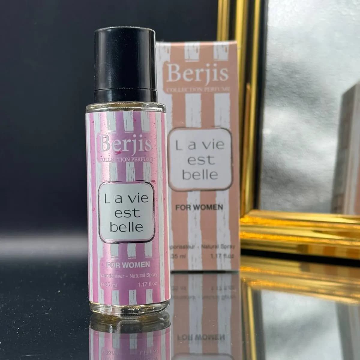 عطر جیبی زنانه لاویه بل برجیس (berjis)- حجم 3۵میل — تصویر ۲