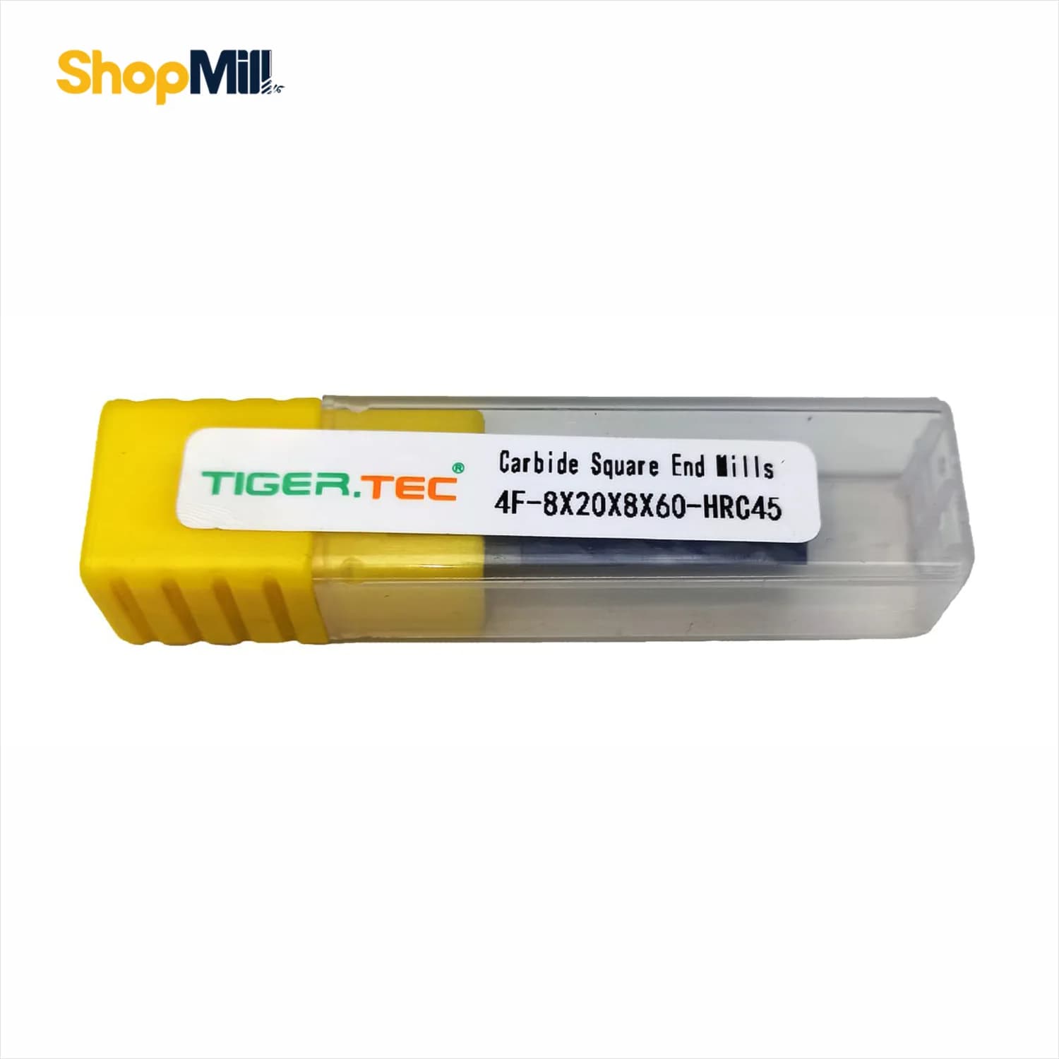 فرز انگشتی سرتخت الماس 8 تایگرتک (TIGER TEC) مدل 4F-8X20X8X60-HRC45