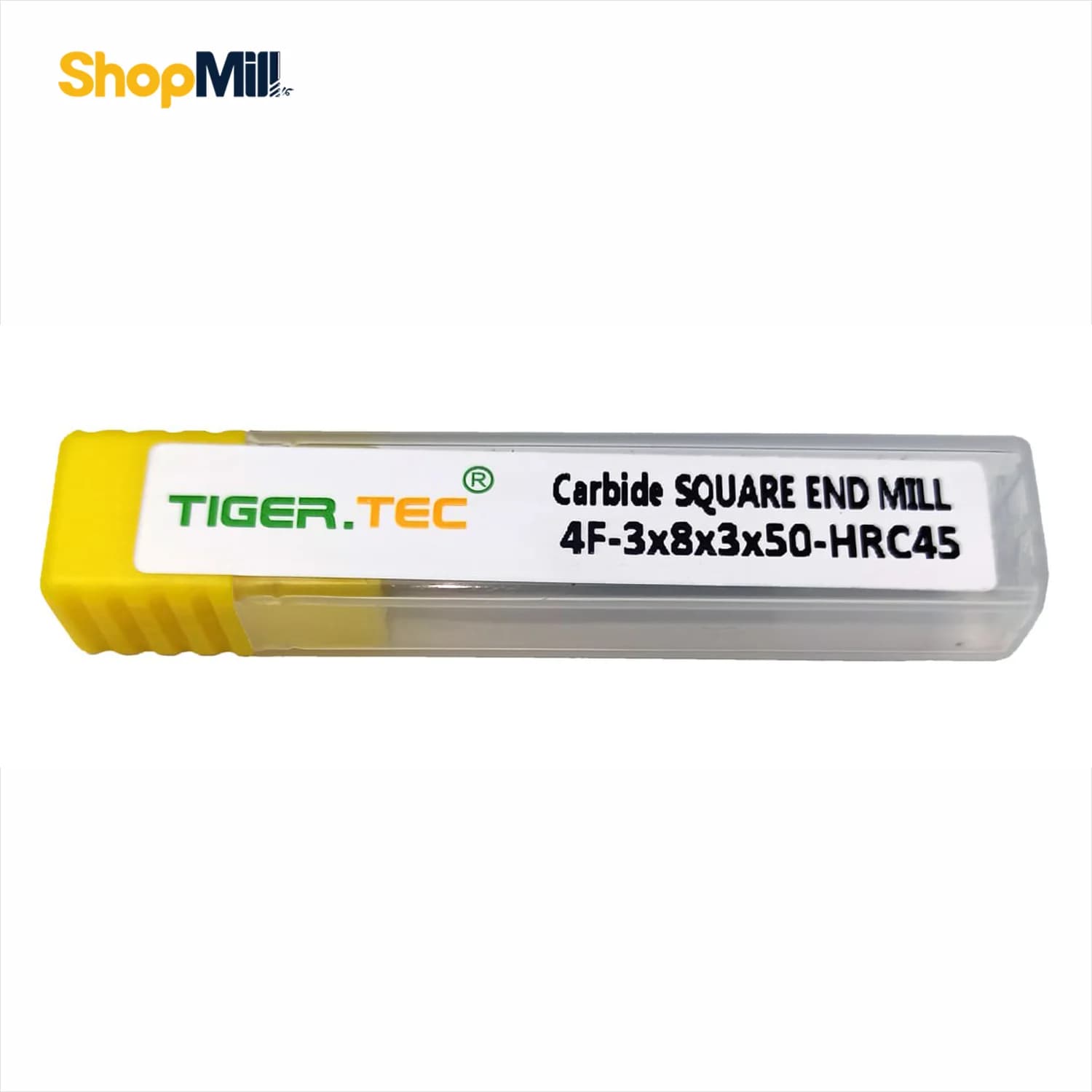 فرز انگشتی سرتخت الماس 3 تایگرتک (TIGER TEC) مدل 4F-3x8x3x50-HRC45