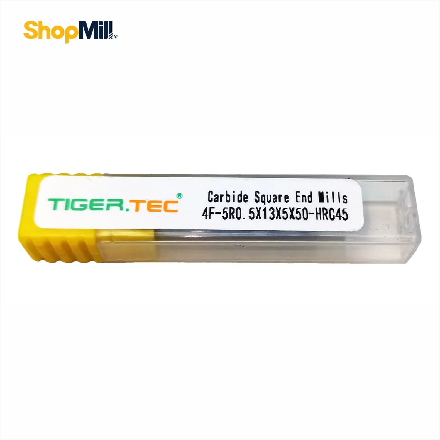 فرز انگشتی الماس 5 تیپ R0.5 تایگرتک (TIGER TEC) مدل 4F-5R0.5x13x5x50-HRC45
