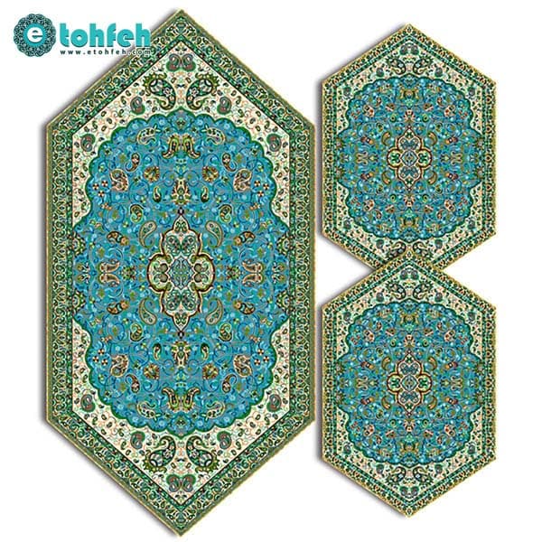 سری سه تکه ترمه طرح شاه عباسی کد ۸۱۴