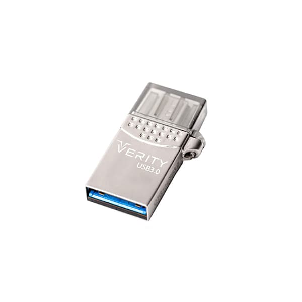 فلش VERITY وریتی مدل 512OTG TYPE-C ظرفیت 32گیگابایت USB3.0 — تصویر ۲