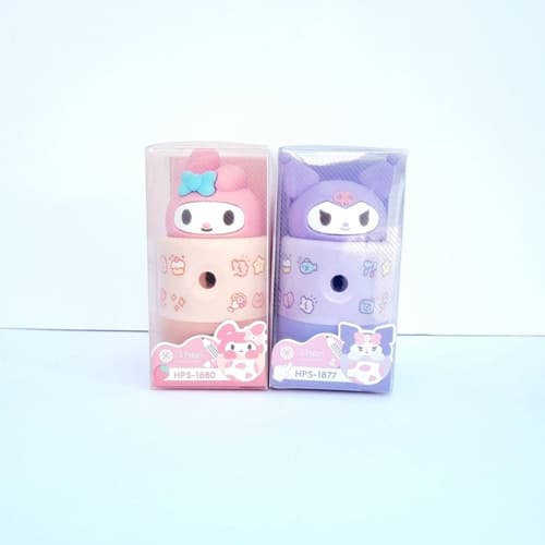 تراش رومیزی کرومی و ملودی1877 | Desk Sharpener Kuromi & My Melody — تصویر ۳