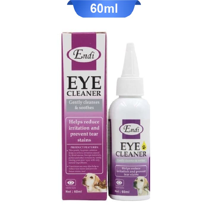 قطره پاک کننده چشم سگ و گربه اندی حجم 60 میلی لیتر Endi Eye Cleaner