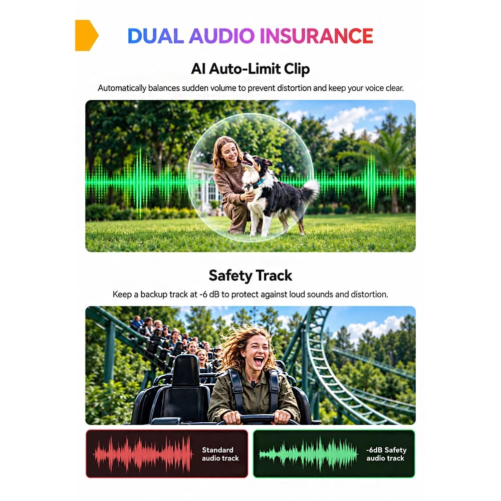 میکروفون بیسیم هالیلند مدل Hollyland LARK A2 Mini Duo — تصویر ۵