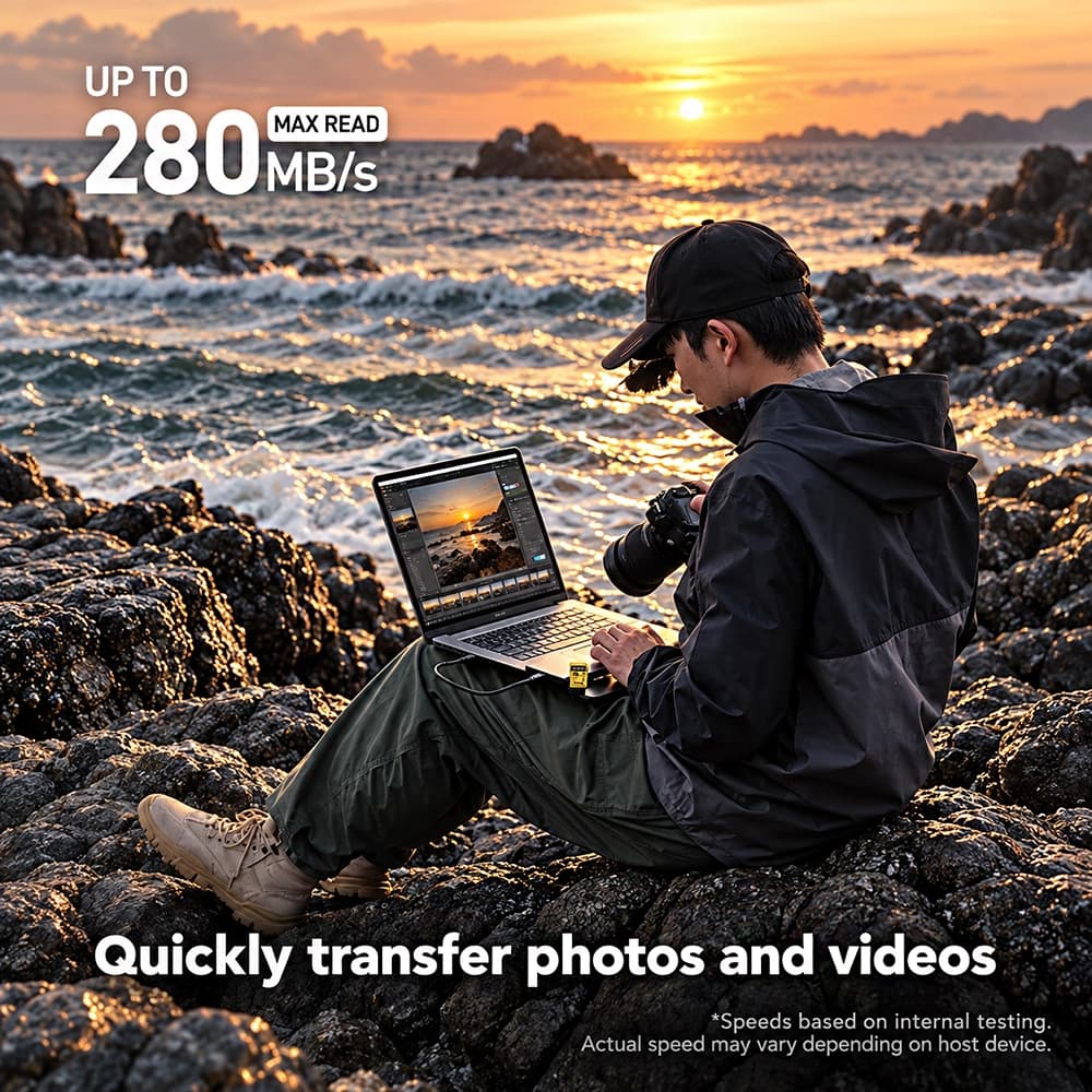 کارت حافظه لکسار مدل Lexar 256GB ARMOR GOLD UHS-II SDXC 280MB/s — تصویر ۳