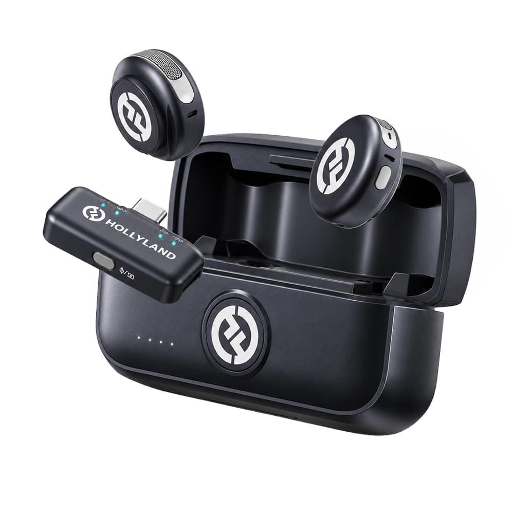 میکروفون بی سیم هالی لند مدل Hollyland LARK M3 Combo 2TX + 1RX — تصویر ۴