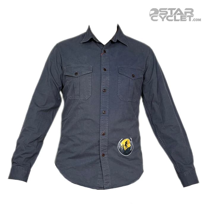 پیراهن کتان موتورسواری JCREW مدل GRAY ADVENTURE